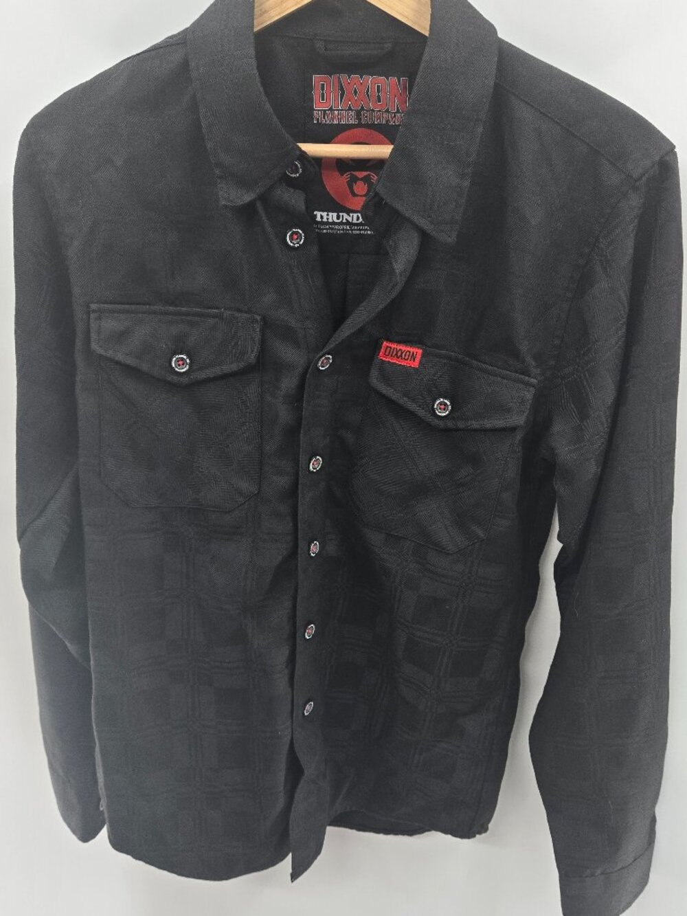 Dixxon x Thundercat 2.0 Jacquard Textured Weave Button Down Mens Shirt XS